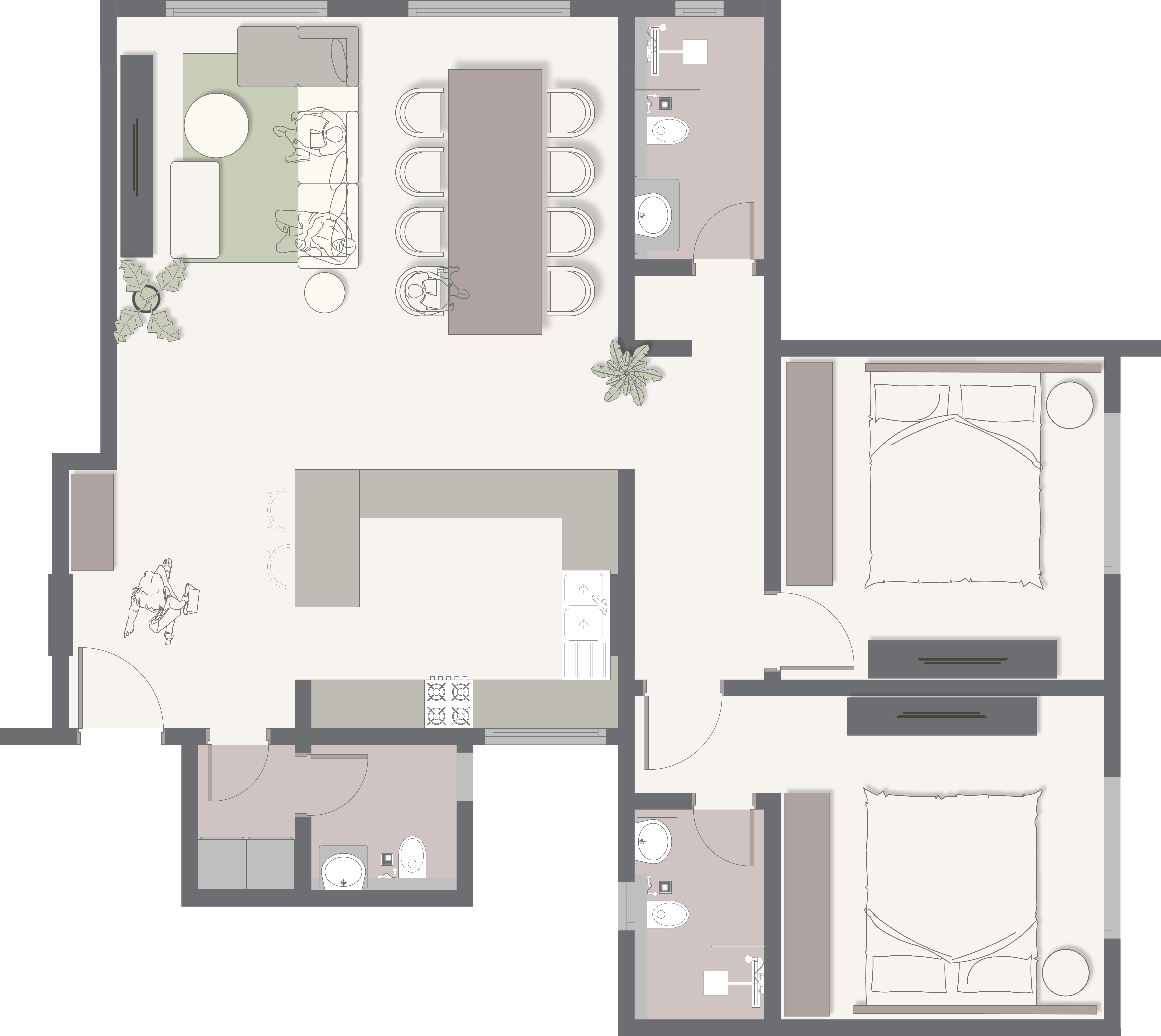 الطابق الارضي